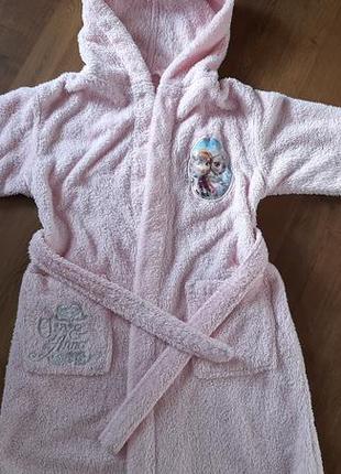 Классный халат махровый дисней холодное сердце анна и эльза