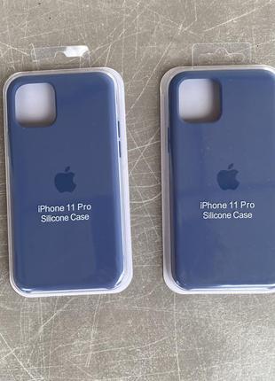 Чехол iphone 11 pro silicone case apple (цвет alaska blue)