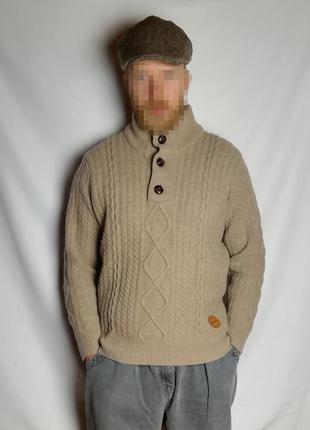 Оригінальний, шерстяний светр barbour. свитер9 фото