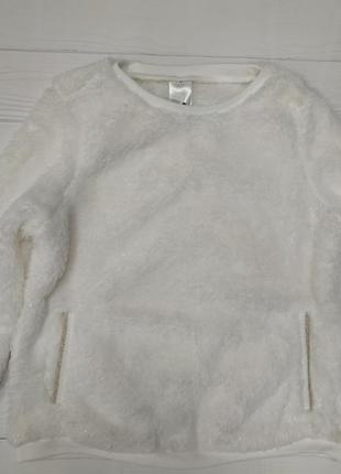 Плюшевая кофта для девочки c&a palomino германия размер 116 белая оригинал