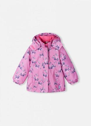 Теплая куртка для девочки  reima финляндия температурный режим -15...-30с.
