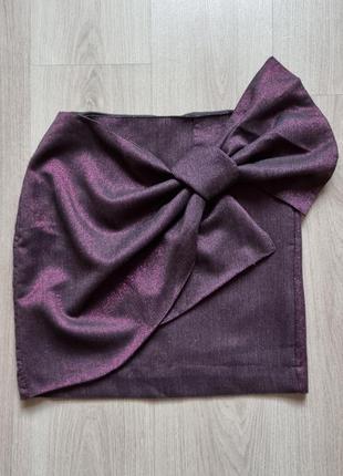 Новая шикарная и эффектная фиолетовая мини юбка calliope2 фото