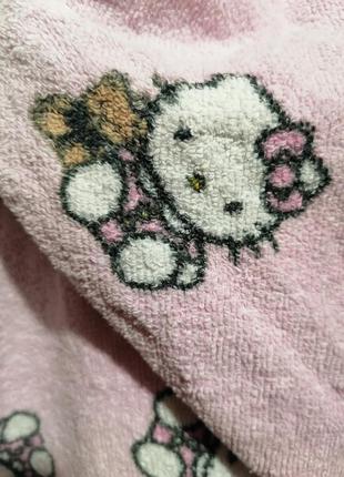 Детское полотенце пончо с капюшоном3 фото