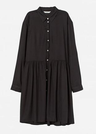 Платье-рубашка с длинным рукавами h&m2 фото