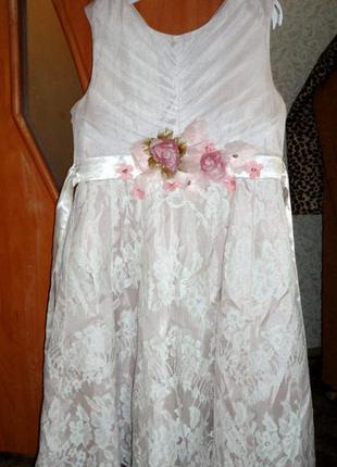 Ошатне плаття метелик ангел 4-5 років (довжина 53см)