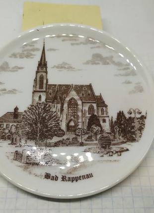 Декоративная тарелочка бад-раппенау, германия4 фото
