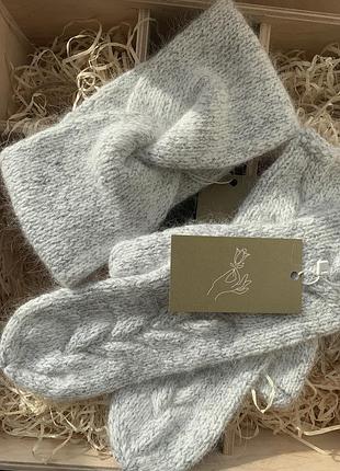 Комплект из пуха норки