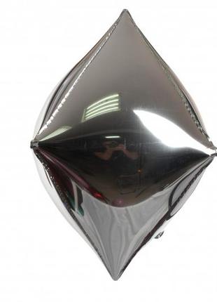 Воздушный шар в виде ромба (серебро)