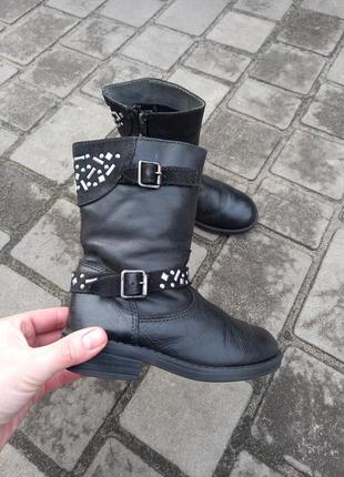 Чоботи шкіряні🖤