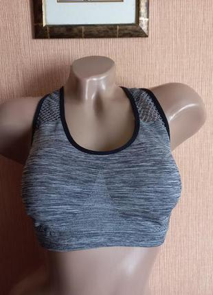 Спортивний бюстгальтер, кроп топ, бра, ліф primark workout розмір м