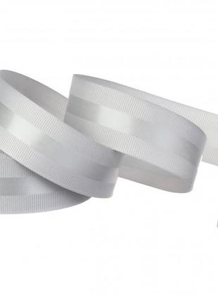 Стрічка комбінована репс з атласом 25 мм (#200)