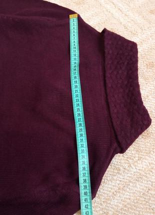 Бордовый мужской свитер, джемпер, пуловер, кофта, размер s-m7 фото
