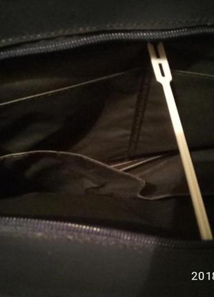 Нарядный темносиний ридикюль сумка с ручкой-петлей3 фото