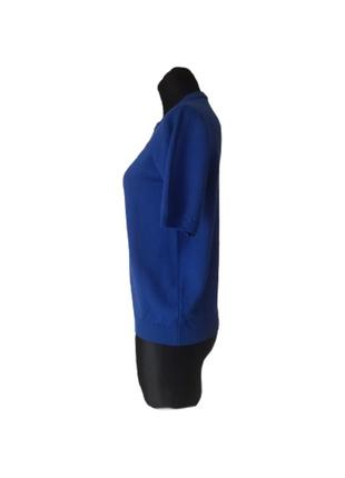 Вовняний топ светр, джемпер з коротким рукавом преміум-бренд тасманская вовни woolmark р. 46-487 фото