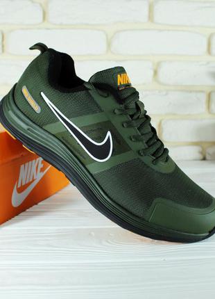 Зимние мужские кроссовки на флисе nike shield advantage pegasus, хаки (найк, кроссівки зимові)