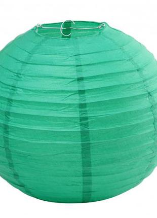 Бумажный шар зеленый 40 см