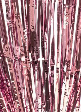 Шторка для фотозоны рожеве золото (1*2м) 5-67954