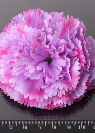 Хризантема шаровидная тканевая фиолетовая2 фото
