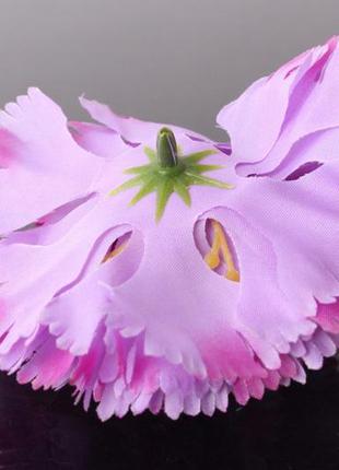 Хризантема шаровидная тканевая фиолетовая3 фото