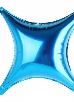 Воздушный шар "звездочка" (синий)