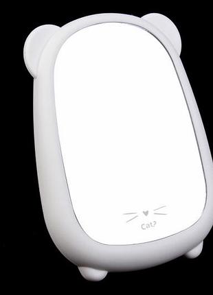 Дзеркало настільне біле 1-185157