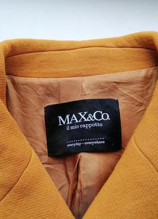 Пальто шерстяное max&co, max mara,оригинал8 фото