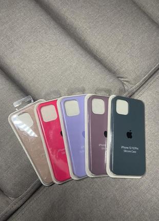 Чехол iphone 12/12 pro silicone case