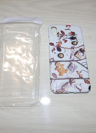Чохол для apple iphone xs max новорічний принт