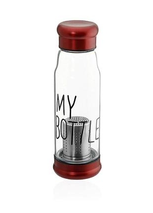 Бутылка для воды стеклянная my bottle 420мл 2320301