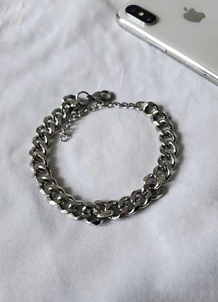 Цепь серебро, 7мм 2