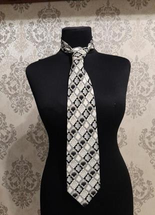 Галстук tie rack disney mickey&co 100%шелк1 фото