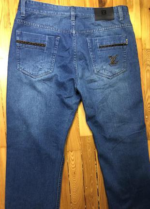 Стильні сині джинси , пряма модель розмір 34/35