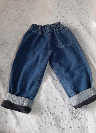 Теплые джинсы для мальчика3 фото