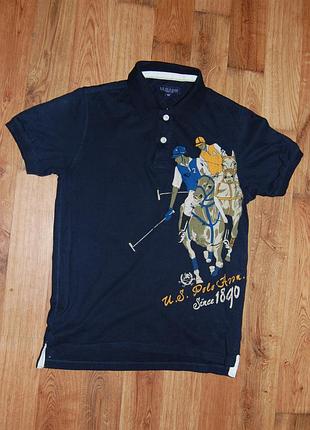 Футболка сорочка uspa us polo assn denim, оригінал 50 р-н. (пр-во-індія)