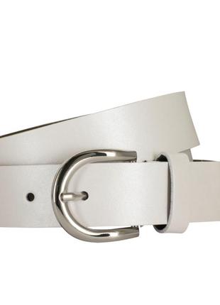 Ремінь жіночий lindenmann the art of belt білий 3 см