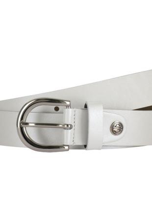 Ремень женский lindenmann the art of belt белый  3 см2 фото