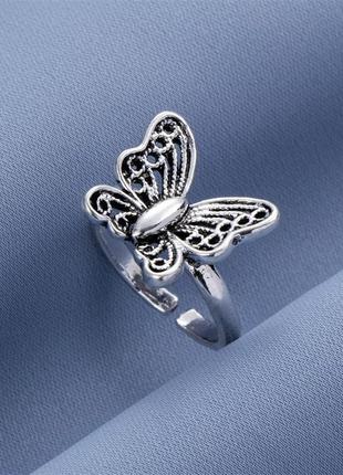 Кольцо бабочка большая винтажное колечко с бабочкой4 фото