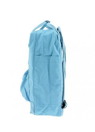Рюкзак женский kanken classic 16l голубой | рюкзак жіночий фьялравен портфель канкен голубий2 фото