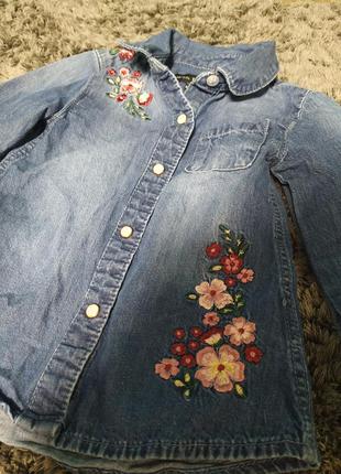 Джинсовая рубашка