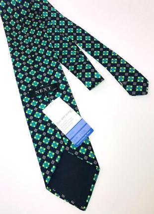 Next чудовий ефектний різнобарвний краватка 100% silk3 фото