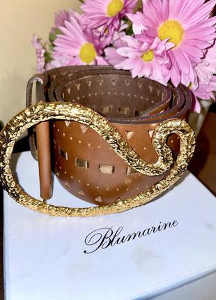 Кожаный пояс blumarine