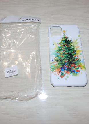 Чехол для apple iphone 11 pro max (6.5") зимний новогодний принт