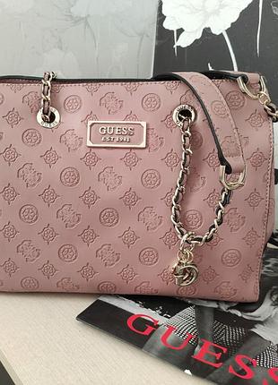 Сумка guess logo love girlfriend satchel sale