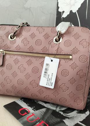 Сумка guess logo love girlfriend satchel гесс2 фото