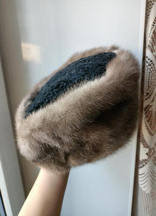 Норковая шапка