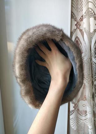 Норковая шапка