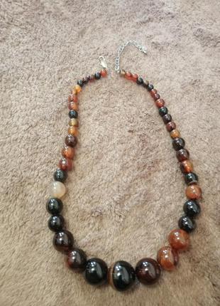 Бусы сердолик