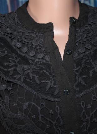 Блуза с кружевом2 фото