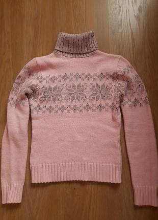 Зимний свитер под горло  размер 42-44.