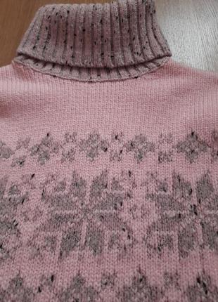 Зимний свитер под горло  размер 42-44.2 фото
